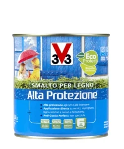 Smalto per legno - alta protezione - bianco 951 - 0,5 litri Spedizione Gratuita